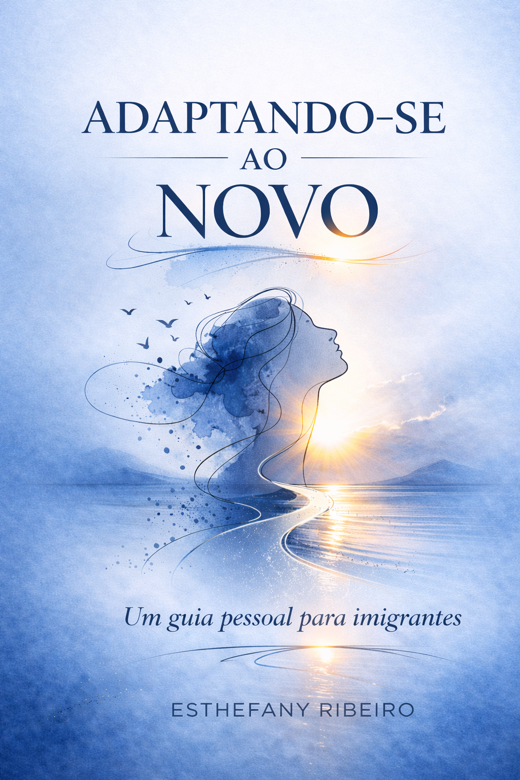 Capa do livro Adaptando-se ao Novo por Esthefany Ribeiro